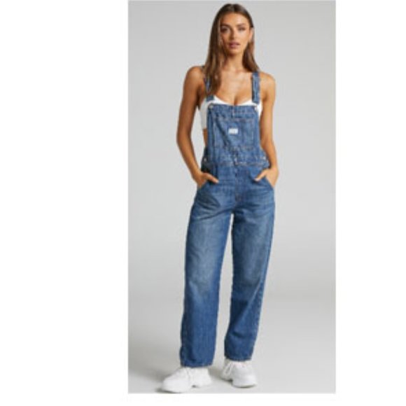 Levi's On Hiatus Vintage Overalls Medium Wash - Picture 5 of 15